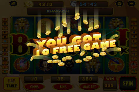 Fire Pharaoh's Treasure Slots in Casino Best Slot Machines Free screenshot 4