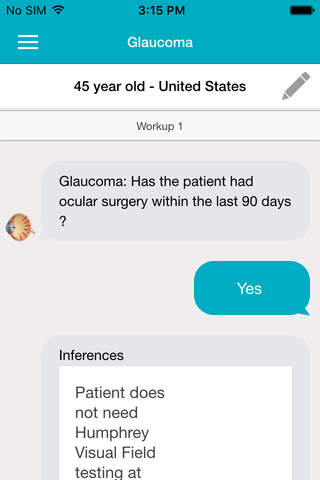 Glaucoma App screenshot 3