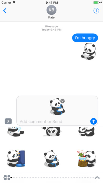 Baby Panda Sticker screenshot 4