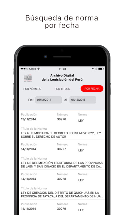 Archivo Digital de la Legislación del Perú screenshot 4