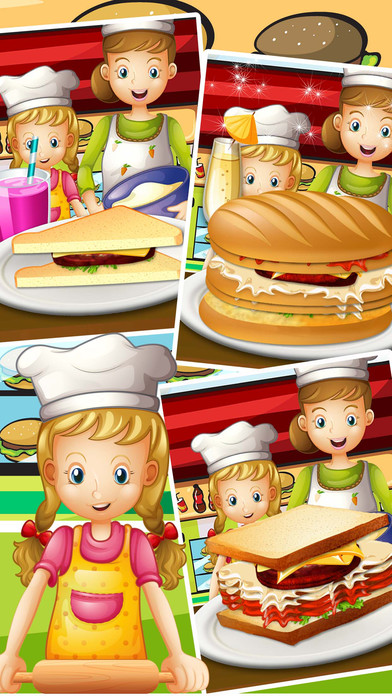 Master Chef Sandwich Maker Baking Hamburger Pastry screenshot 3