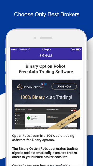 Binary Options Brokers screenshot 3