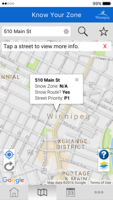 Winnipeg Know Your Zone screenshot 2