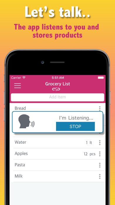 SHOPPPY  Grocery List by Voice screenshot 2