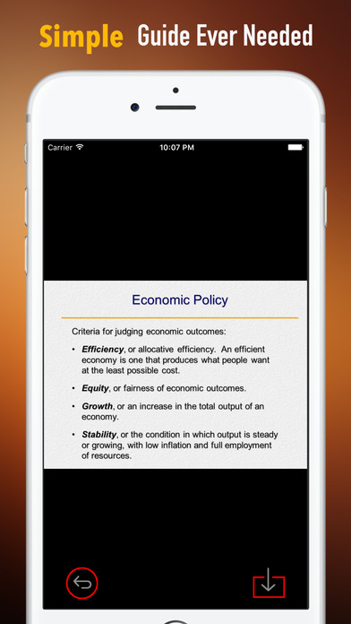 Economy Code Glossary|Study Guide and Flashcards screenshot 2