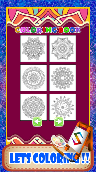 Mandala Coloring Pages Adults Mandalas Books App screenshot 2