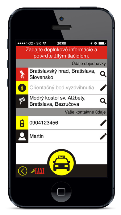 Hello Taxi Bratislava screenshot 4