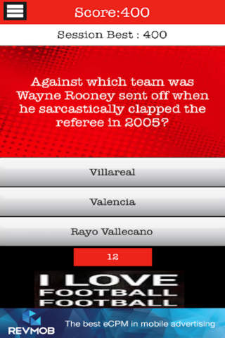 Quiz Jam - Wayne Rooney Edition screenshot 3