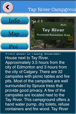 Alberta Campgrounds & RV Parks Guide screenshot 4