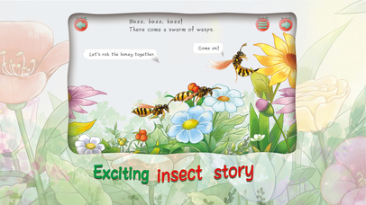 采花蜜的小蜜蜂-kimikids奇米双语互动绘本 screenshot 3