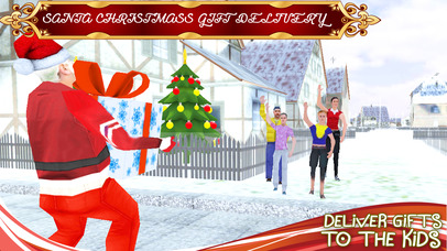 Santa Christmas Gift Delivery 3D screenshot 2