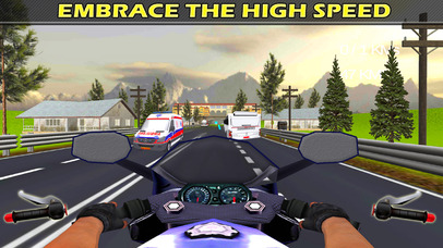 City Bike Drive : 3D Highway Ride 2016 screenshot 2