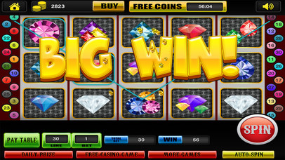 Slots Hit it Big Jewel & Gems Jackpot Machine Game screenshot 2