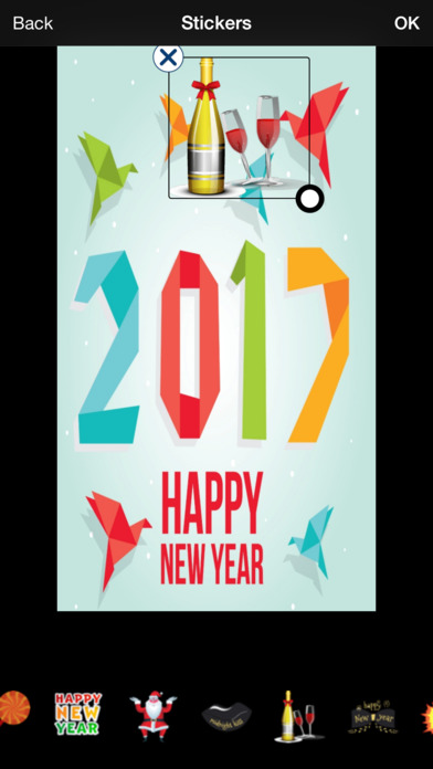 New Year Greeting Cards Maker screenshot 4