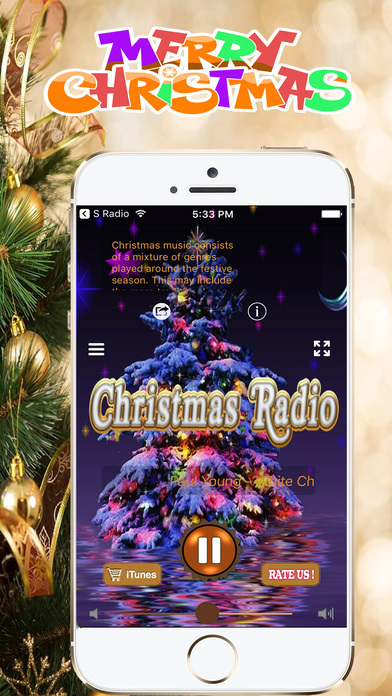 Christmas Radio 2016 - Xmas songs & Music station screenshot 3
