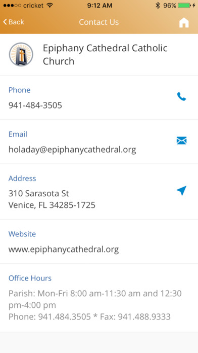 St. Mary of the Lakes Eustis FL screenshot 2