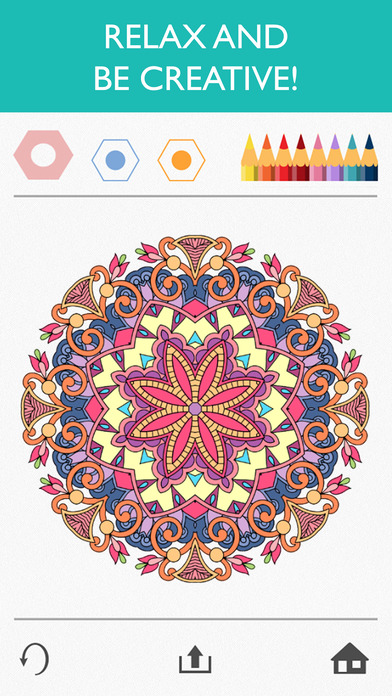 Screenshots of Colorfy: Coloring Book for Adults - Free for iPhone