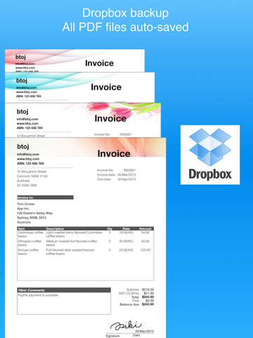 Invoice Maker PRO. screenshot 4
