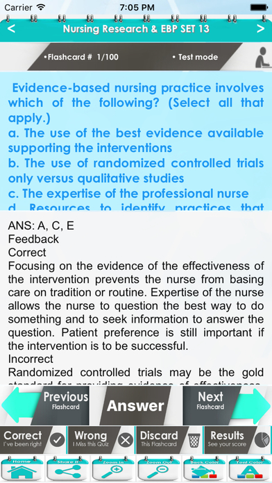 Nursing Research & Evidence-Based Practice Quizzes screenshot 3