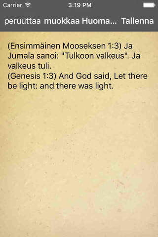 Finnish English Bible screenshot 4