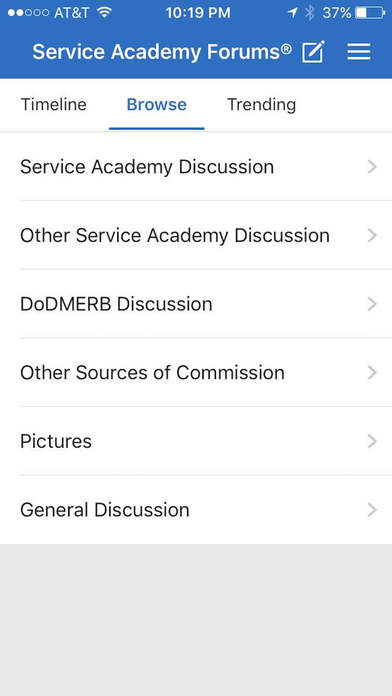 Service Academy Forums® screenshot 2