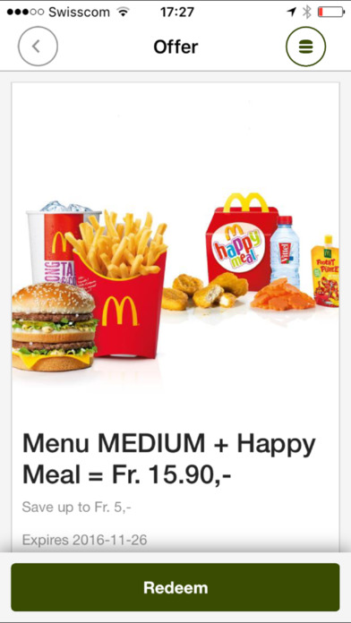 McDonald’s Switzerland screenshot 2
