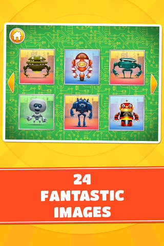 Super Space Robots Puzzles - Logic Game, Free screenshot 2