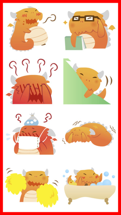 Dragons Stickers for iMessage screenshot 4