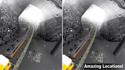 Vr Snow Train Simulator : New Virtual Reality Game screenshot 3