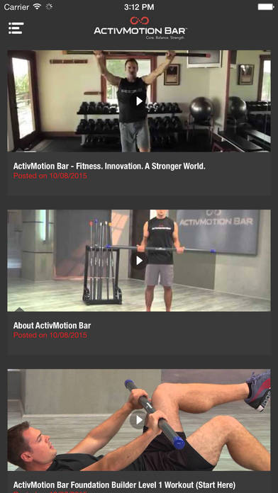 ActivMotion Bar App screenshot 2