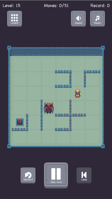 Logic knight - endless maze, labyrinth puzzle game screenshot 2