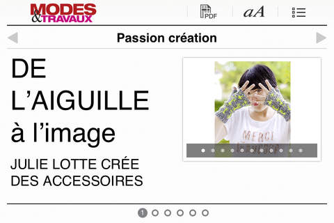 Modes & Travaux Magazine screenshot 4