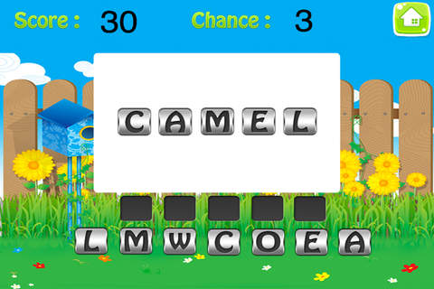 English Words - Game For Kids Animal's Version screenshot 2