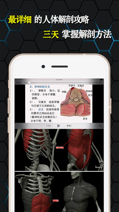 人体解剖和生理学-解剖图谱生物学考试必备 screenshot 2
