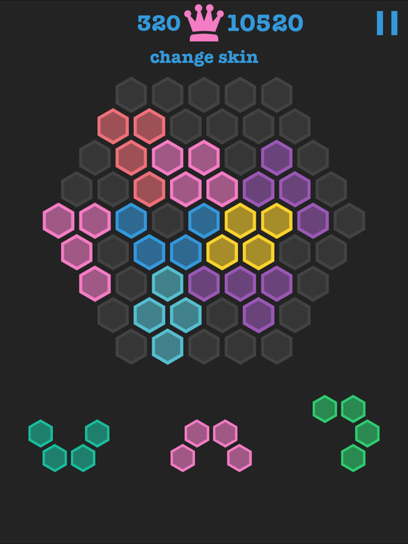 六边形消消乐 : 开心蜂巢几何消除游戏:在 App