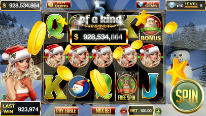 Slots: Christmas Vegas Kringle Slots Pro screenshot 2