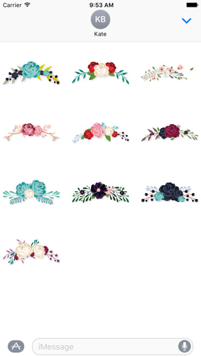 Selfie Flower Crown Stickers screenshot 2