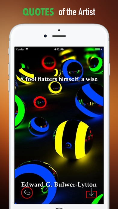 3D Abstract Ball Wallpapers HD: Quotes and Art screenshot 4