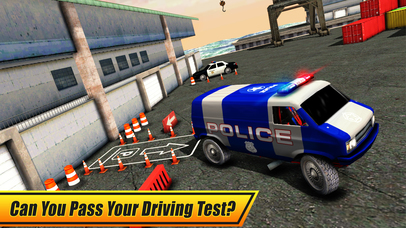 Police Car Parking Simulator 3D screenshot 2