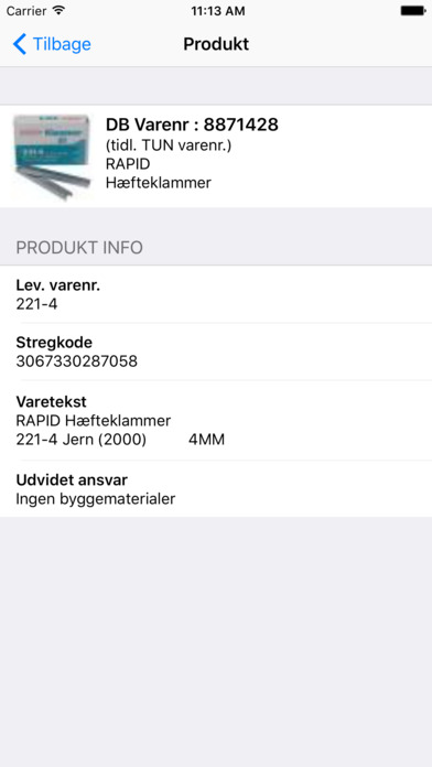 STARK Produktdata screenshot 4