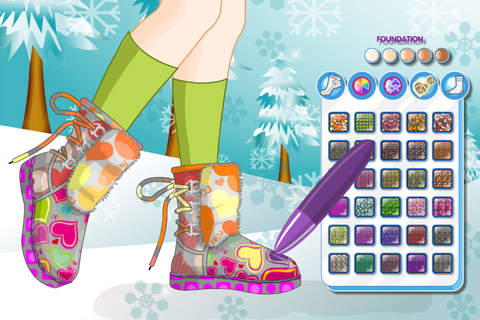 Dress My Snow Boots screenshot 2