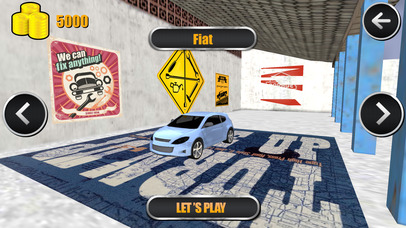 Flying Muscle Car-Free Driving 3D Simulator Stunts screenshot 4