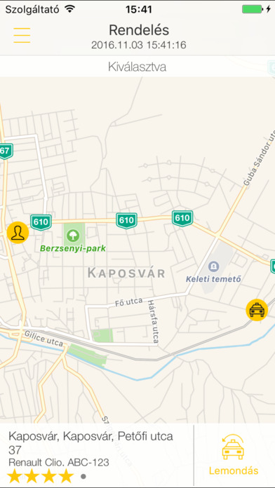 Kapos Taxi screenshot 3