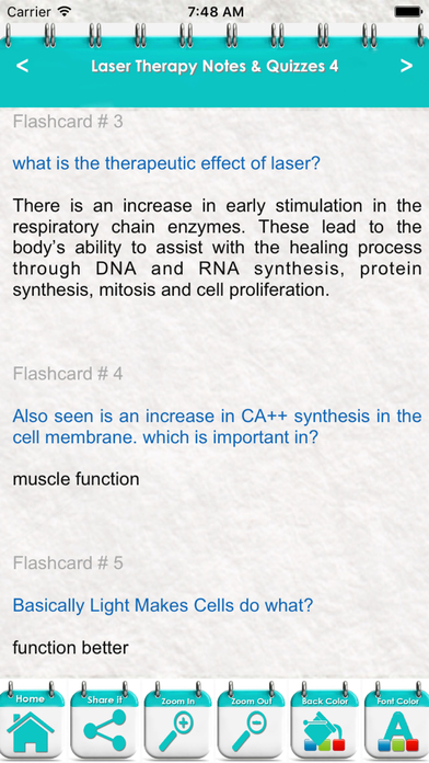 Laser Therapy 2400 Flashcards & Exam Study Notes screenshot 4