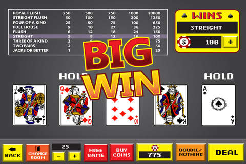 Texas Video Poker : Nevada Holdem Royal Flush Card Games screenshot 3