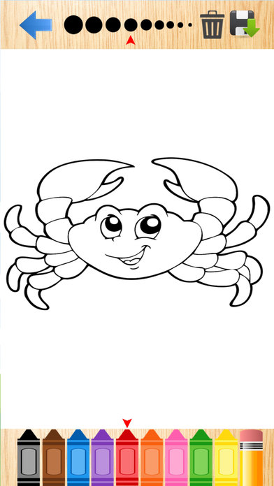 Sea Animals Coloring Book For Kids Toddlers screenshot 4