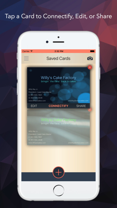 Connect - The Beautiful Business Card Presenter screenshot 2