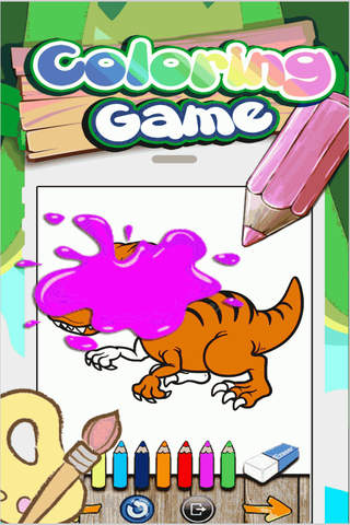 Coloring Games Dino Version screenshot 2
