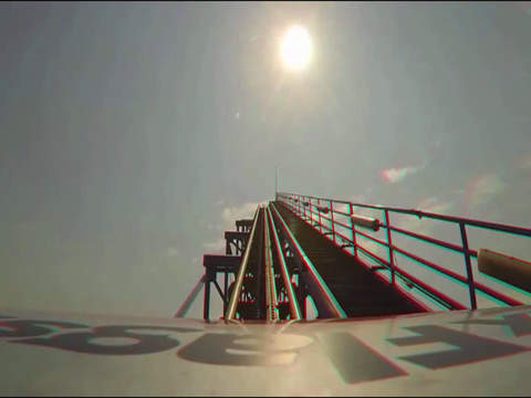 Awesome Anaglyph Roller Coaster Rides Pro screenshot 2