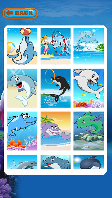 Kids Games Jigsaw Dolphin Game Education screenshot 2